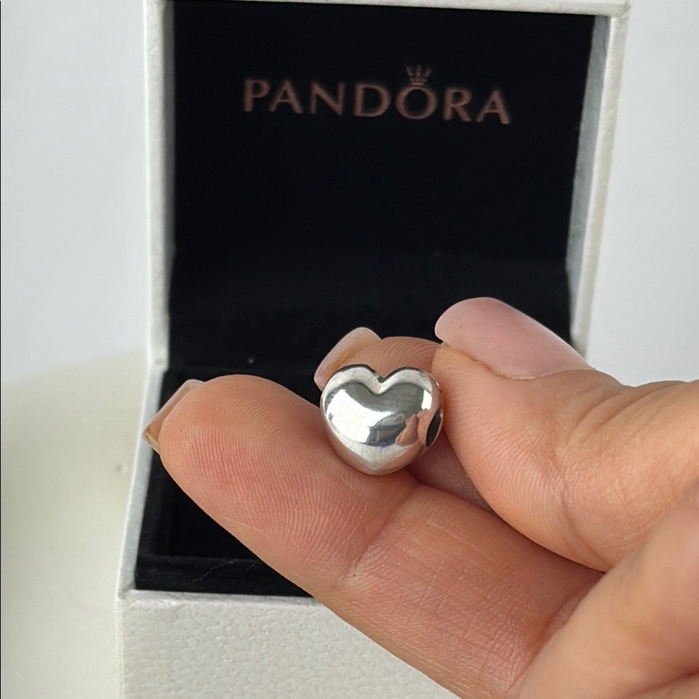 Pandora 925 Silver Heart Charm Classic Design